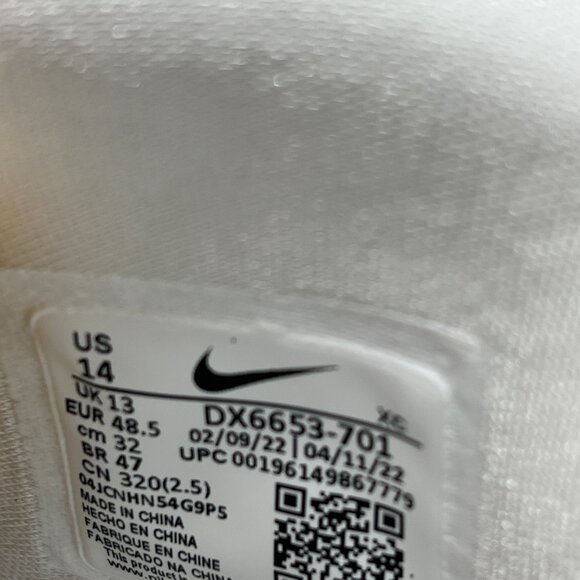 Nike Kyrie Infinity TB Promo Size 14 Gold White DX6653-701 Men Shoes Sneakers - Picture 5 of 8